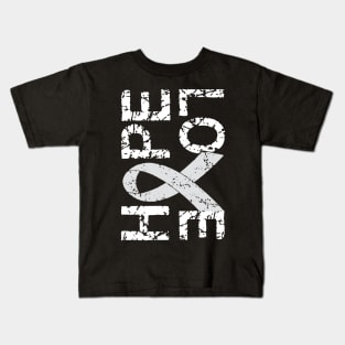 Lung cancer awareness Hope and Love T shirt Kids T-Shirt